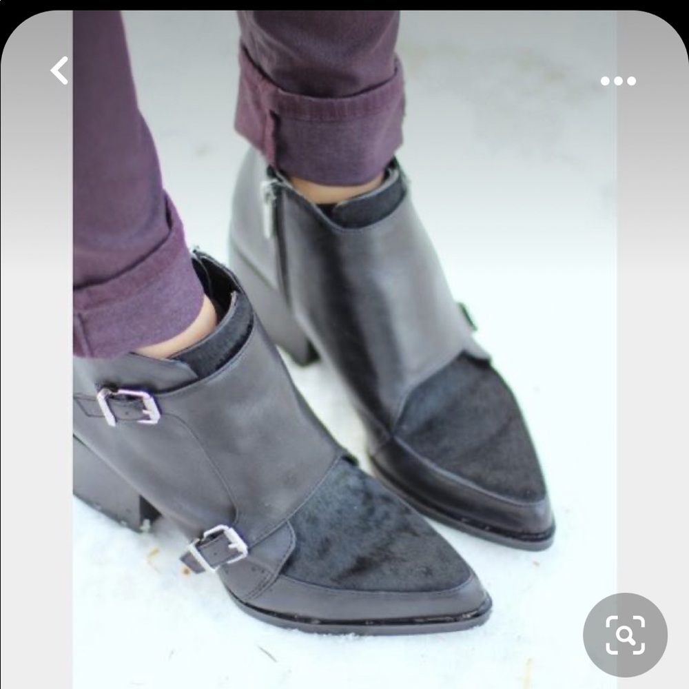 🚚Last 2 days🚚 Pointy toe “Reese” boots calf hair